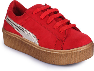 

Sapatos Casuals For Women(Red, Sta-3005-red