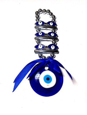 

Numeroastro Feng Shui Hanging Beautiful Evil Eye For Cars & Homes Decorative Showpiece - 14 cm(Plastic, Acrylic, Multicolor)