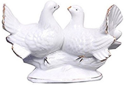 

ripe india Ripe India Feng-Shui Mandarin Ducks for Love and Romance, For Long Lasting Relationship Decorative Showpiece - 8.5 cm(Polyresin, White)