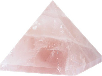 

Beyond Thoughts Rose Quartz Pyra Decorative Showpiece - 2 cm(Crystal, Pink)