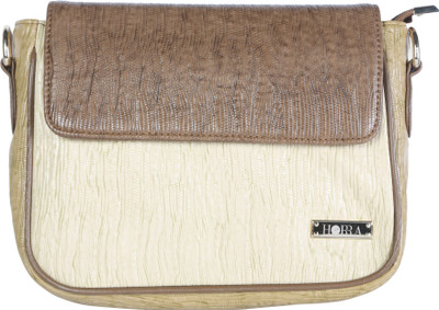 

Horra Women Casual White PU Sling Bag
