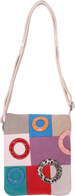 

Bee Fashionable Women Casual Multicolor PU Sling Bag