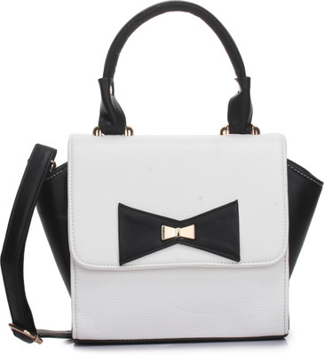 

Zornna Women Casual White Leatherette Sling Bag