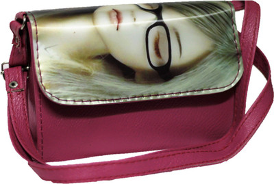

tavin kart Women Casual Pink PU Sling Bag