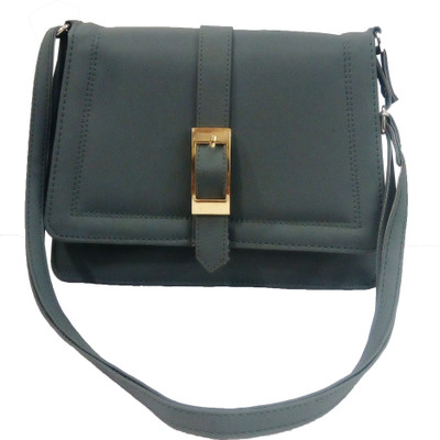 

Panache Women Casual Grey Leatherette Sling Bag