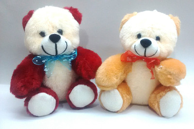 

JMD Teddy small 2pc - 6 inch(Multicolor)