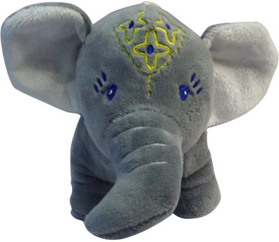 

Tako bell Elephant Cute Stuffed Soft Toy - 10 cm(Multicolor)