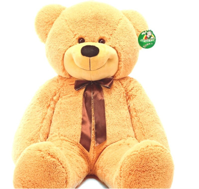 

fizznfusion Brown Teddy Bear 5 Feet Big Birthday,Valentine,Love Gift - 150 cm(Yellow)