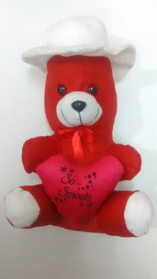 

JMD Teddy red cap - 12 inch(Red)