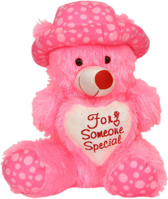 

angels store Pink Cap Teddy Bear -70 Cm - 70 cm(Pink)