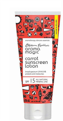 Aroma Magic Carrot Sunscreen Lotion - SPF 15 PA+(100 ml)