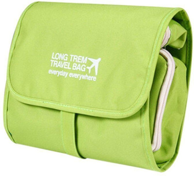 

Freckles Green Travel Cosmetics Bag / Toiletry Bags Toiletry organizer Waterproof Toiletries Bag for Men & Women Bathroom Storage Cosmetic Organizer(Green)