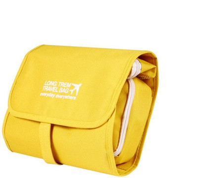 

Freckles Yellow Travel Cosmetics Bag / Toiletry Bags Toiletry organizer Waterproof Toiletries Bag for Men & Women Bathroom Storage Cosmetic Organizer(Yellow)