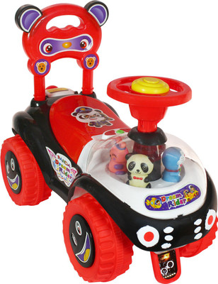 

DealBindaas Stylish Dream Rider-Black | 2 - 5 Years | Ride On Car | No Battery Required | Free Wheel(None)