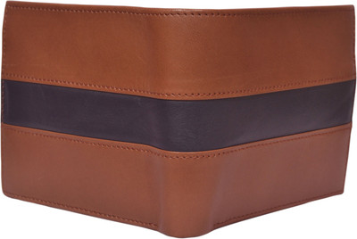 

Navlaai Creation Men Brown Genuine Leather Wallet(6 Card Slots)