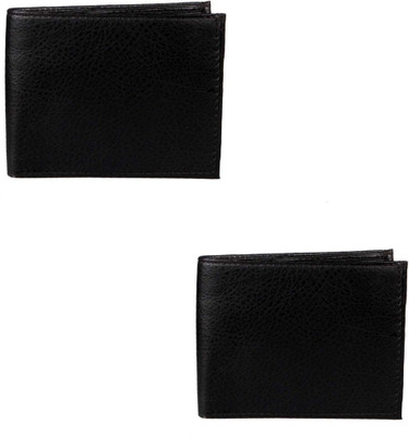 

Klaska Men Black Genuine Leather Wallet(1 Card Slot)