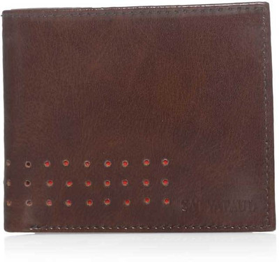 

Satya Paul Men Brown Genuine Leather Wallet(6 Card Slots)