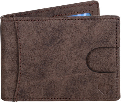 

Walrus Men Brown Genuine Leather Card Holder(4 Card Slots)