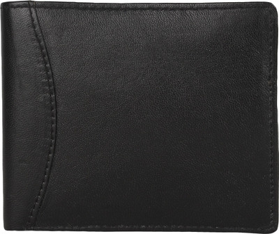 

Bags R Us Men Black Genuine Leather Wallet(4 Card Slots)