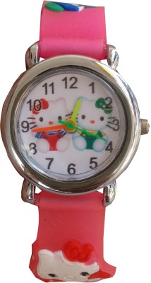 SS Traders Cute Pink Kitty Watch  - For Girls   Watches  (SS Traders)
