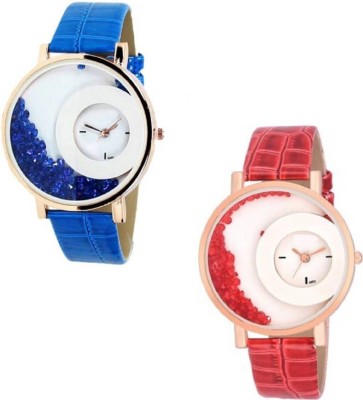PMAX Red And Blue Combo For Women And Girls Watch  - For Women   Watches  (PMAX)
