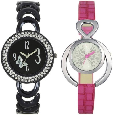 piu collection PC 06_Stylish Super Hot pack of Two Watch  - For Girls   Watches  (piu collection)