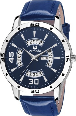 Armado AR-113-BLU Day and Date Watch  - For Men   Watches  (Armado)