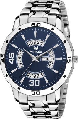 Armado AR-102-BLU Day and Date Watch  - For Men   Watches  (Armado)