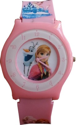 SS Traders -Cute Pink Frozen Slim Analog Kids Watch - Good gifting Item Watch  - For Boys & Girls   Watches  (SS Traders)