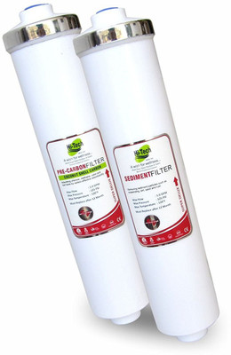 

Hi-Tech RO Water Purifier Filter Set (Pre- Carbon Filter And Sediment Filter) Media Filter Cartridge(5, Pack of 2)