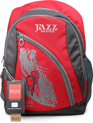 

JAZZENTERPRISES Multipu 10 L Backpack(Red, Grey)