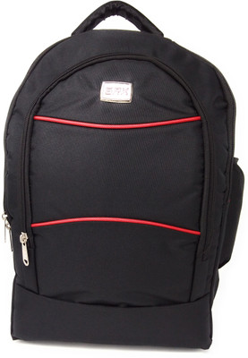 

Shoppers planet red-college-backpack 32 L Backpack(Black), Black-red