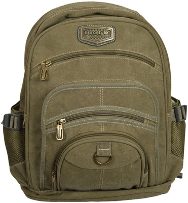 

Eurostyle Canvas Series 4.87 L Free Size Backpack(Khaki), 12004