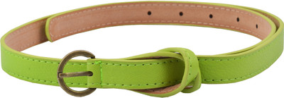

Antiformal Women Casual, Party, Formal Green Artificial Leather Belt
