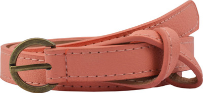 

Antiformal Women Casual, Party, Formal Multicolor Artificial Leather Belt, Peach