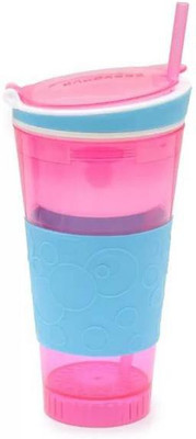 

Starbust Snackeez Multi Purpose Drink & Snack Travel Cups Mug 550 ml Sipper (Snackezz-ZBS8) 500 ml Sipper(Pack of 1, Multicolor)
