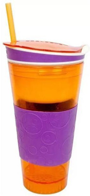 

Starbust Snackeez Multi Purpose Drink & Snack Travel Cups Mug 550 ml Sipper (Snackezz-ZBS6) 500 ml Sipper(Pack of 1, Multicolor)