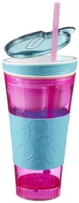 

Starbust Snackeez Multi Purpose Drink & Snack Travel Cups Mug 550 ml Sipper (Snackezz-ZBS4) 500 ml Sipper(Pack of 1, Multicolor)