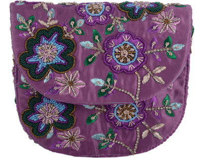 

REZZY Party Purple Clutch