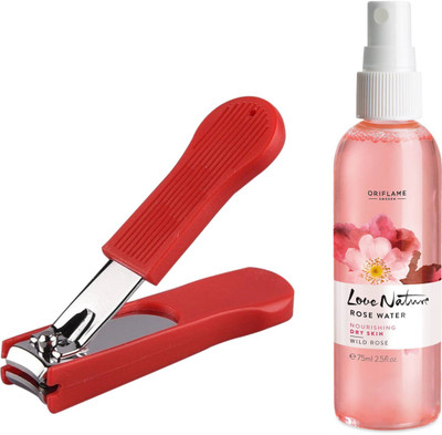 

Oriflame Sweden Love Nature Rose Water Wild Rose (32224) With Nail Cutter(Set of 2)