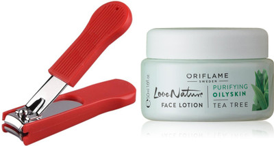 

Oriflame Sweden Love Nature Face Lotion Tea Tree 50ml (30124) With Nail Cutter(Set of 2)
