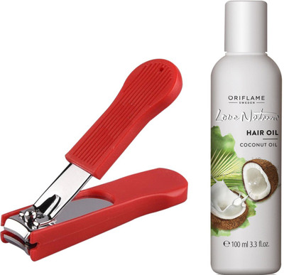

Oriflame Sweden Love Nature Love Nature Hair Oil Coconut Oil 250ml (32626) With Nail Cutter(Set of 2)