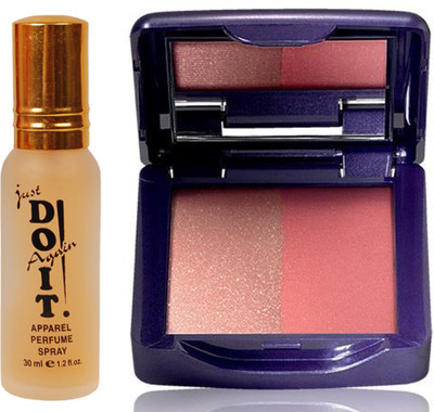 

Oriflame Sweden The ONE IlluSkin Blush 4g (Shimmer Rose - 30978) With Just Doit Perfume 30ml(Set of 2)