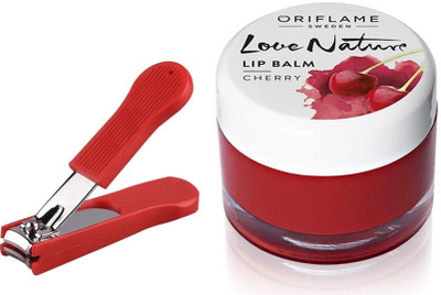 

Oriflame Sweden Love Nature Lip Balm - Cherry 7g (31076) With Nail Cutter(Set of 2)