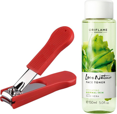 

Oriflame Sweden Love Nature Face Toner Aloe Vera 150ml (32348) With Nail Cutter(Set of 2)