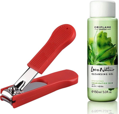 

Oriflame Sweden Love Nature Gel Cream Aloe Vera 150ml (32408) With Nail Cutter(Set of 2)