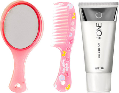 

Oriflame Sweden The ONE BB Cream SPF 30 30ml (Light - 31595) With Comb Mirror Set(Set of 3)