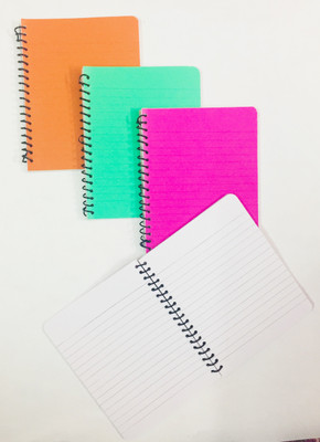 

INDOGIFTS Regular Note Pad(Spiral Pad, Multicolor, Pack of 4)