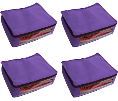 

Zadmus Saree Cover - non-woven Non-woven scov49_combo4(Purple)
