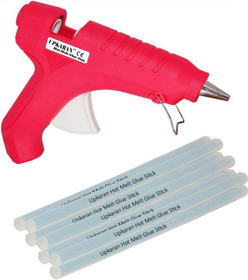 

Upkaran 110-240V 40W Heating Hot Glue Gun TRIGGER ART CRAFT REPAIR TOOLS With 7PCS STICKS Standard Temperature Corded Glue Gun(11 mm)